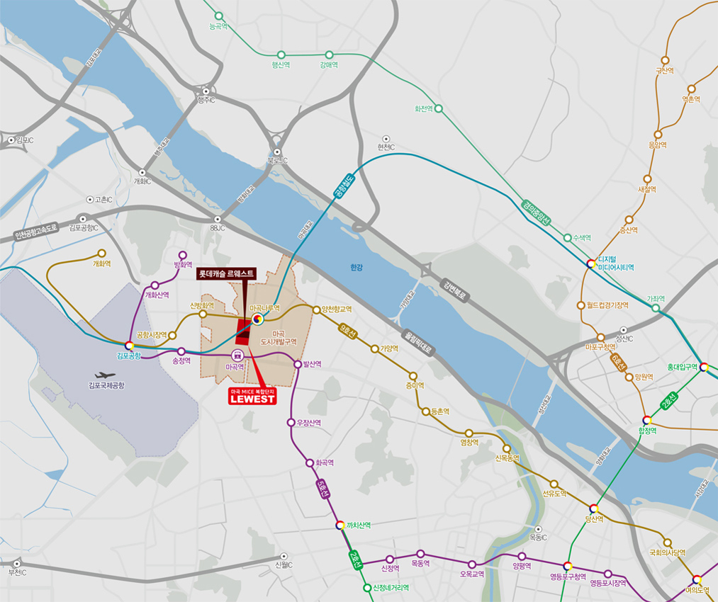 마곡 롯데캐슬 르웨스트-위치도1